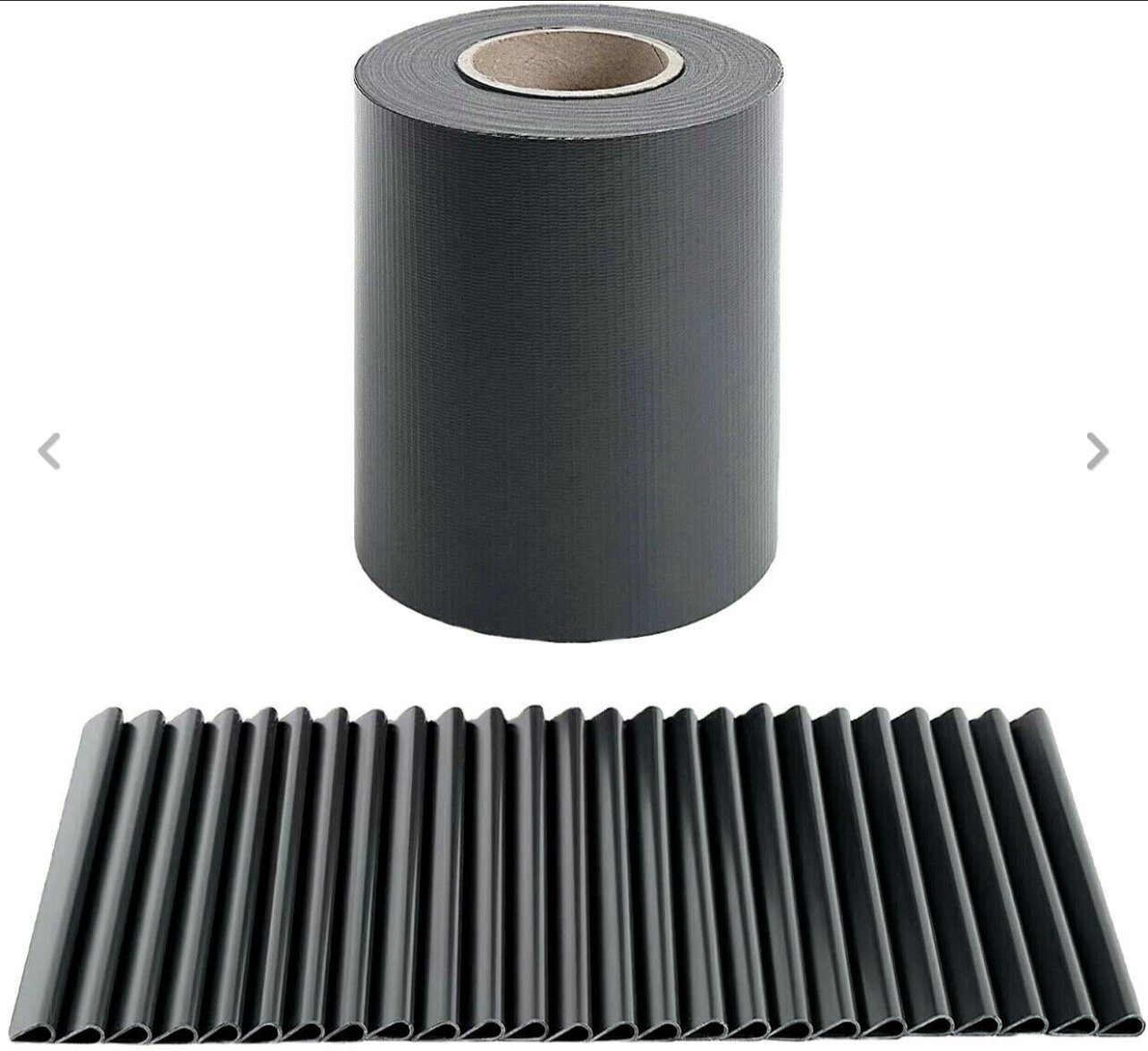 Casiloo® Sichtschutzstreifen PVC Sichtschutzstreifen Sichtschutz Zaunblende Doppelstabmatten Folie 1Rolle 35m +20Clips Farbe 7016