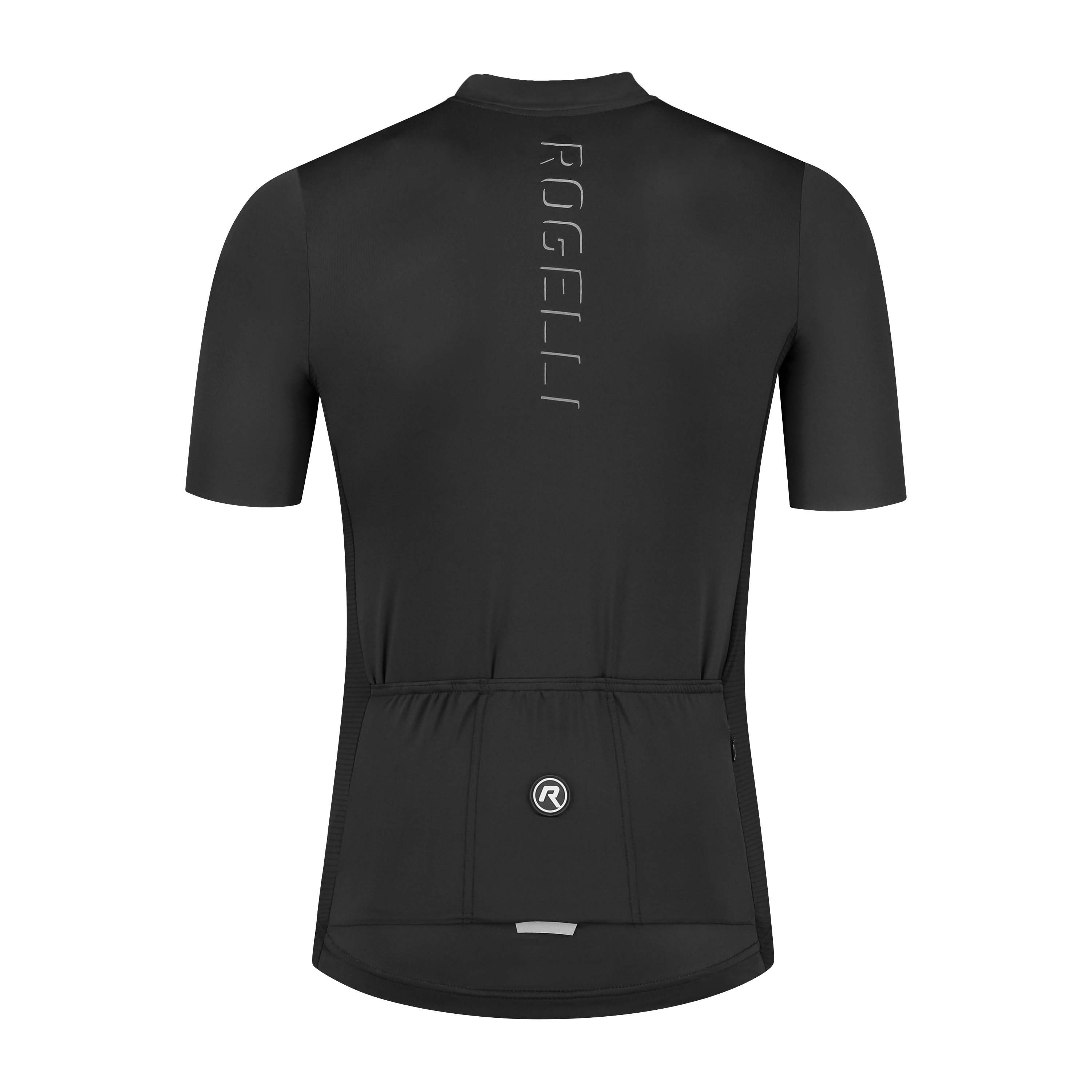 Rogelli Distance Schwarz Herren Radtrikot Kurzarm