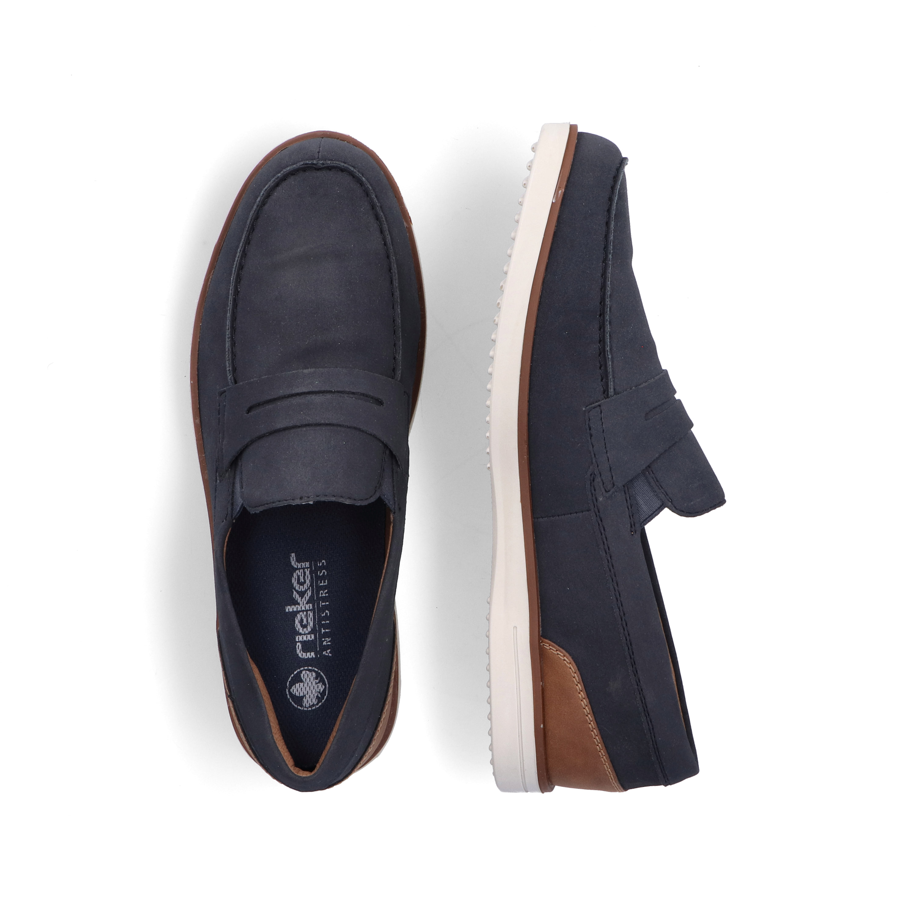 Rieker Herren Slipper marineblau