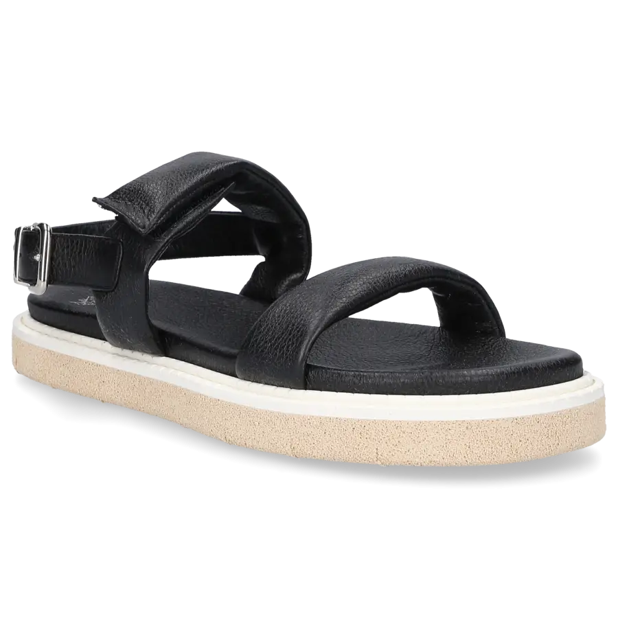 Truman's - Sandalen 9584 Hirschleder - schwarz