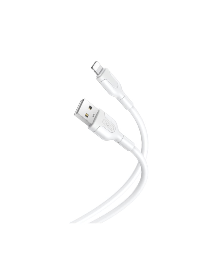 XO XO-Kabel NB212 USB -  iPhone-Anschluss 1,0 m 2,1A weiß in Weiß günstig kaufen onesize