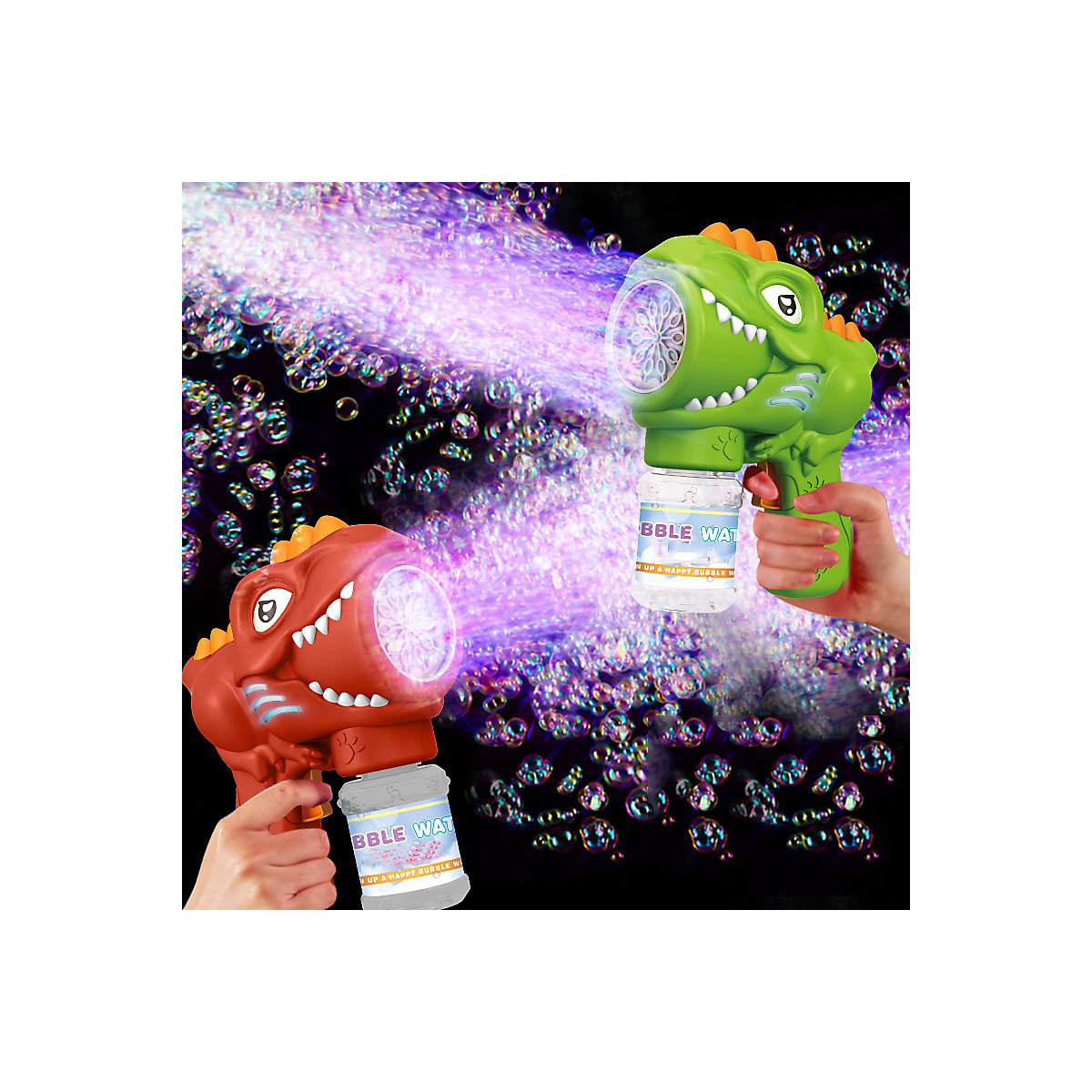 Seifenblasen Maschine Kinder Outdoor Blasen Spielzeug Kinder Elektrische 10 Loch Dinosaurier Bubble Gun Spielzeug für Kinder