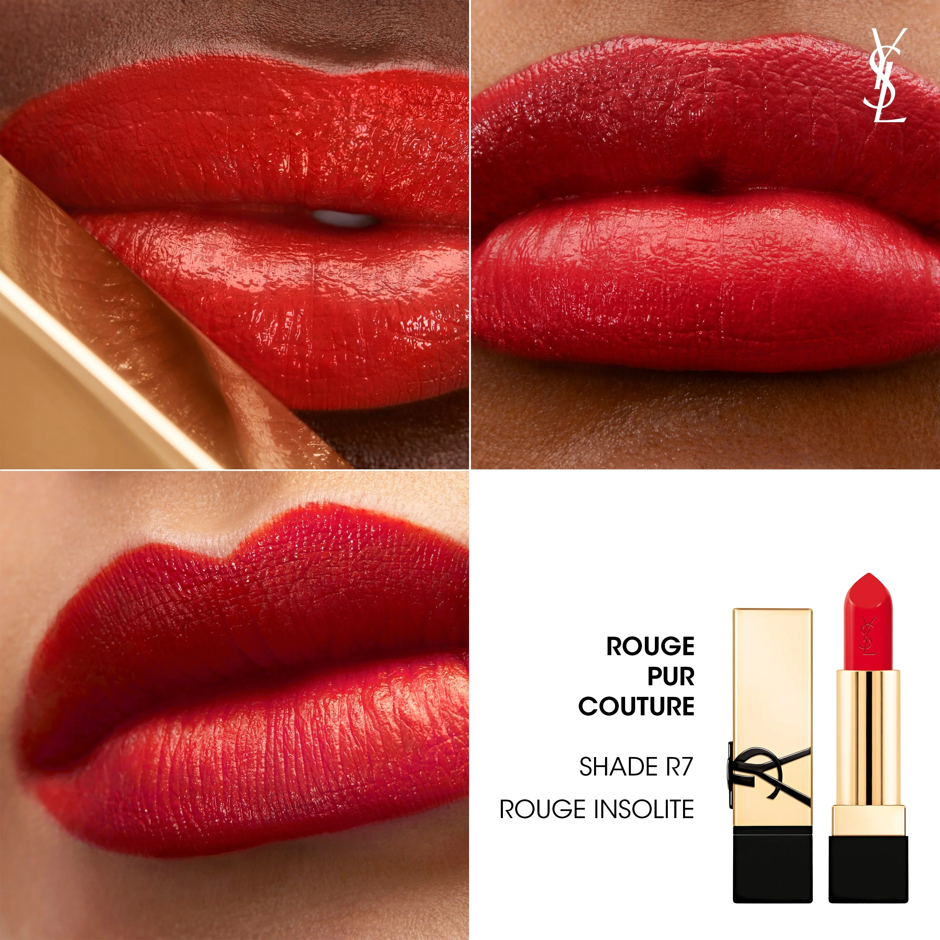 Rouge Pur Couture Lips - Lápiz labial satinado - Lápiz labial