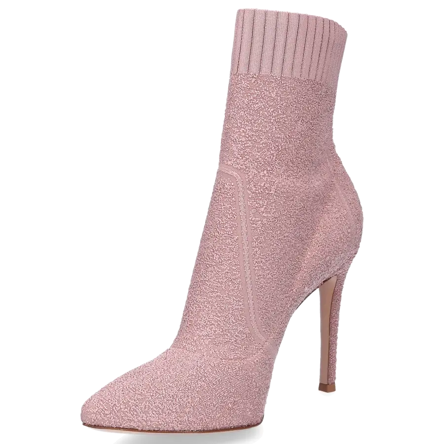 Gianvito Rossi - Stiefeletten FIONA Textil - pink