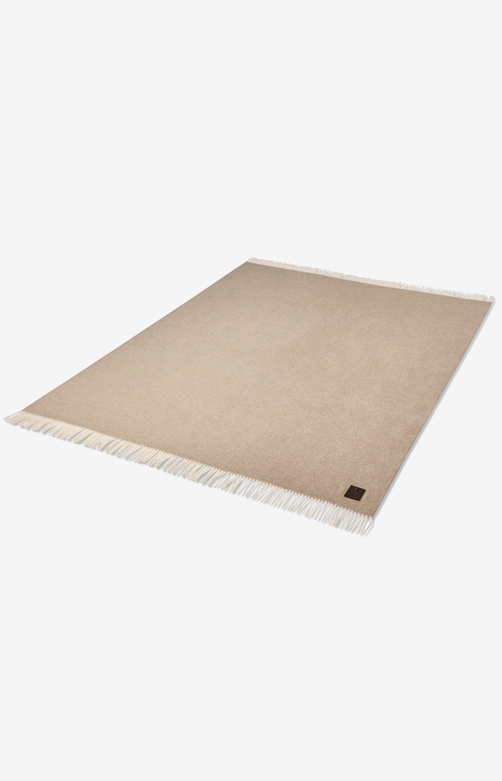 Kaschmir-Plaid JOOP! NOBLE in Natur-Beige