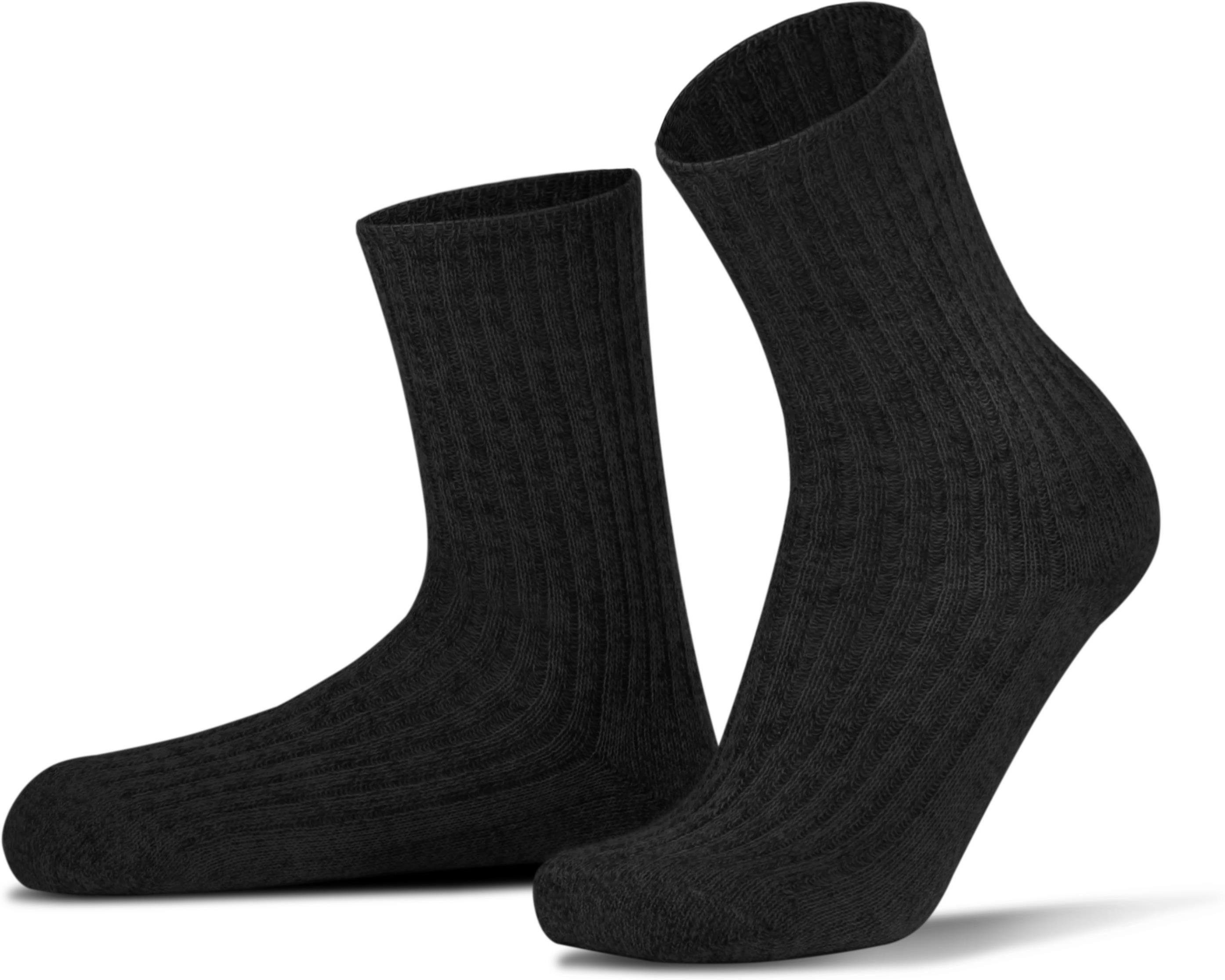 normani Thermosocken 6 Paar Norweger-Schafwollsocken (6er-Set, 6 Paar) mit Polstersohle