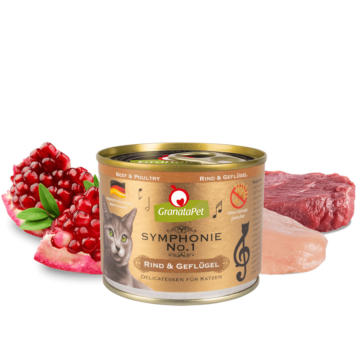 GranataPet Symphonie No. 1 Rind & Geflügel 6x200g