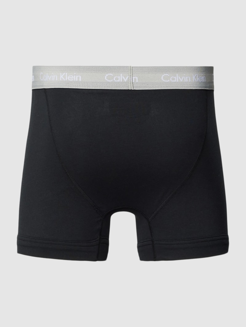 Trunks mit elastischem Logo-Bund im 3er-Pack in schwarz