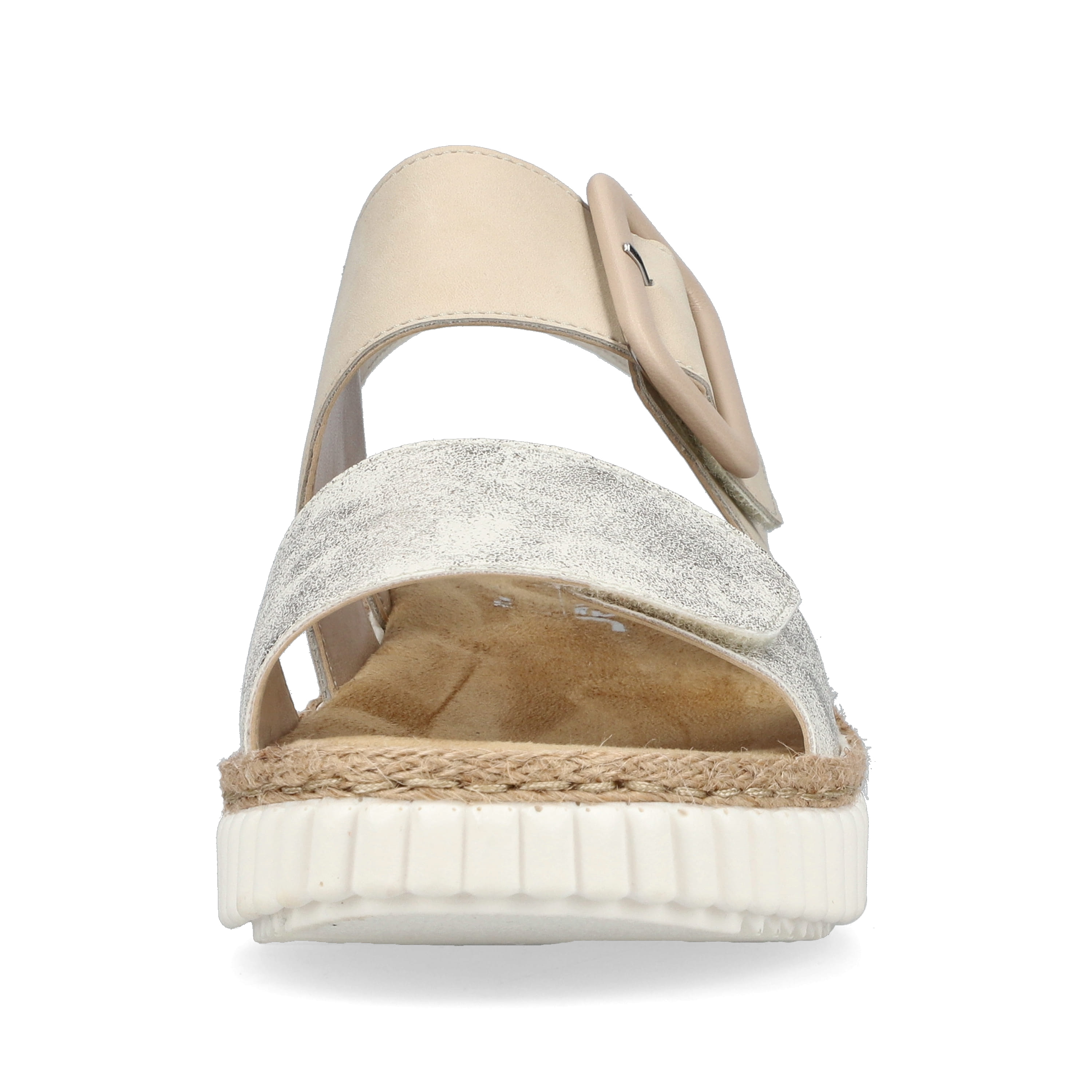 Rieker Damen Keilsandaletten hellbeige