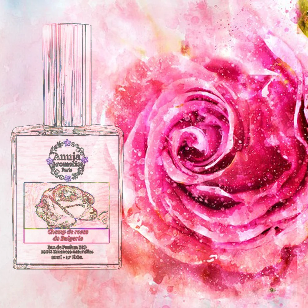 Anuja Aromatics Paris Bolgarsko vrtnično polje