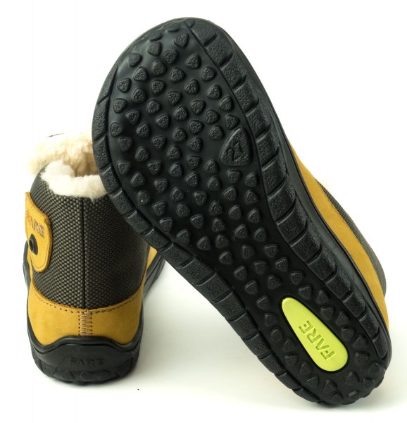 Fare Bare |vA ~ MidBoot Schnürer Winter + Tex ~ Gelb