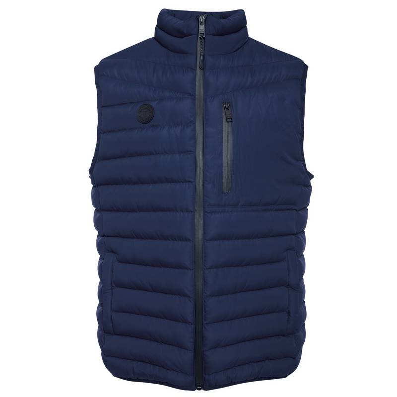 Threadbare THB Jacket Gilet Hunnigan Steppweste Herren