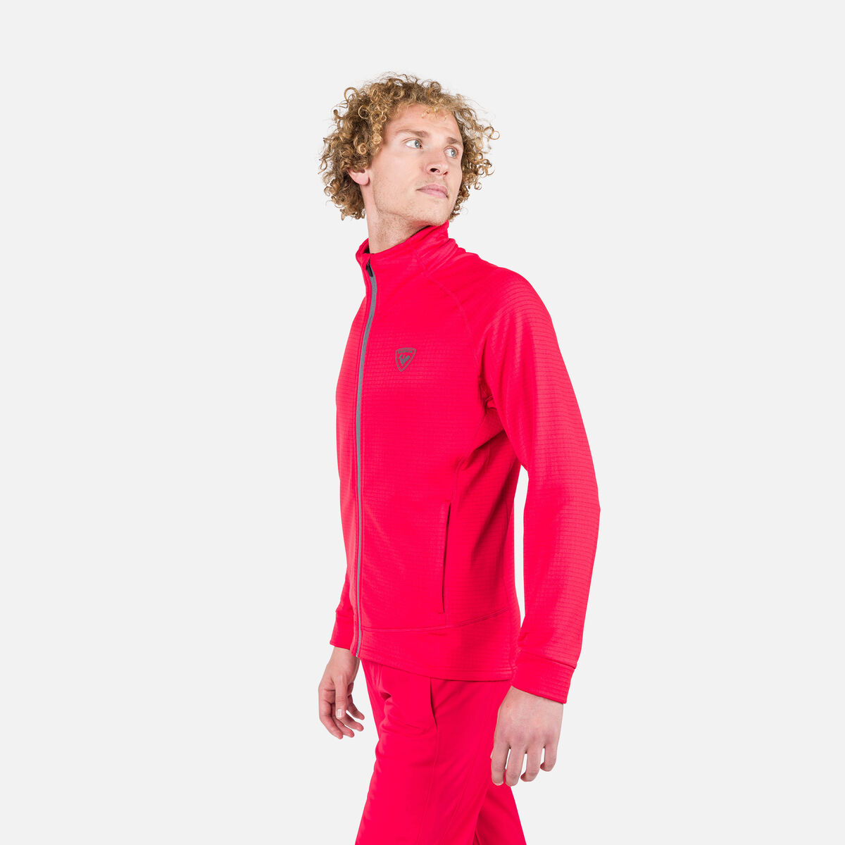 Herrenfleecejacke mit durchgehendem Reißverschluss Blackside