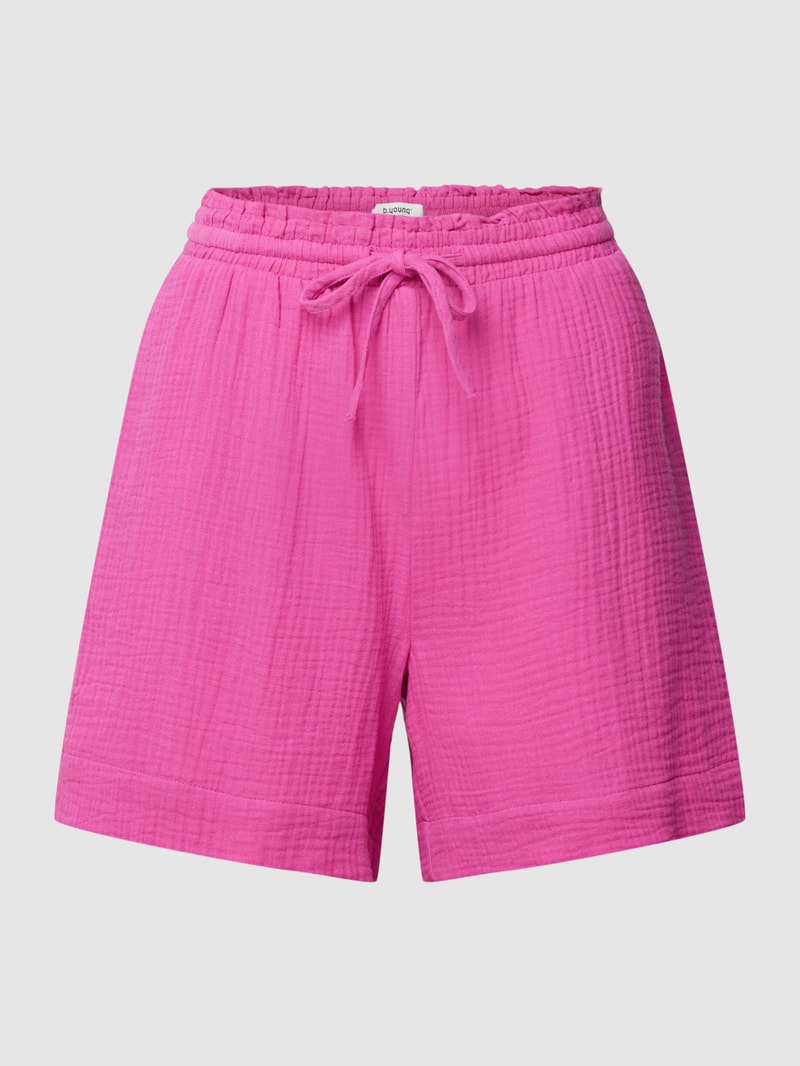 Shorts mit Strukturmuster Modell 'berlin' in pink