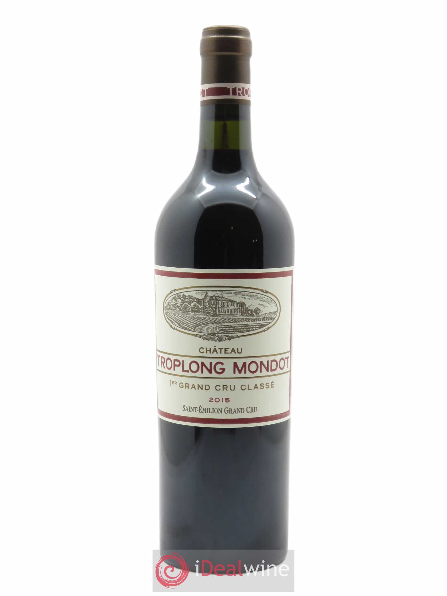 Château Troplong Mondot 1er Grand Cru Classé B (CBO à partir de 12 bts) 2015 - Lot de 1 Bouteille