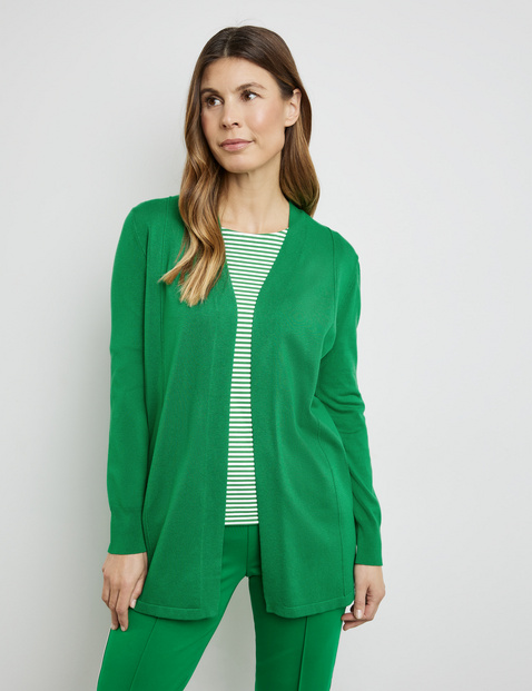 Offene Strickjacke