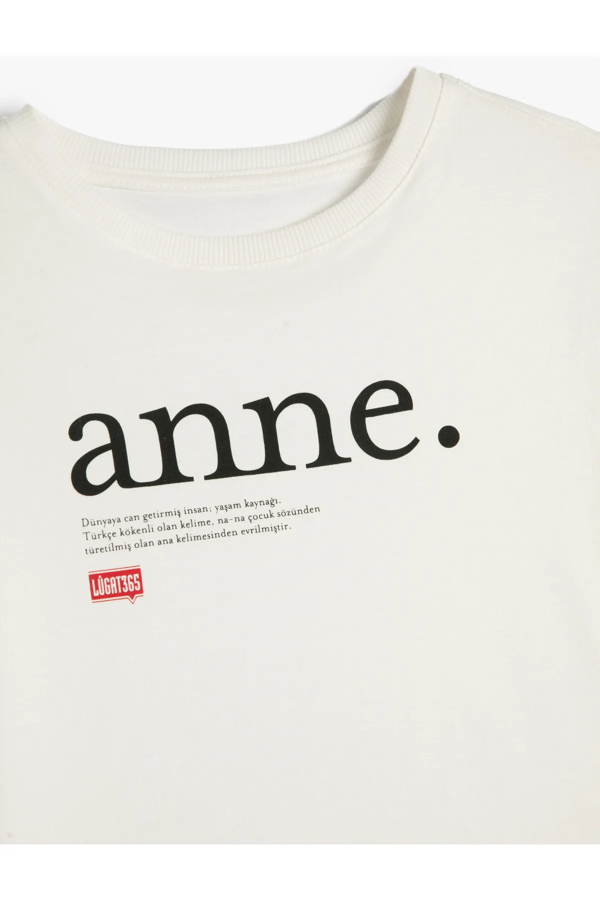 Koton  / T-Shirt für Mädchen, Lûgat365 Mother, bedruckt, kurzärmlig, Rundhalsausschnitt, Baumwolle
