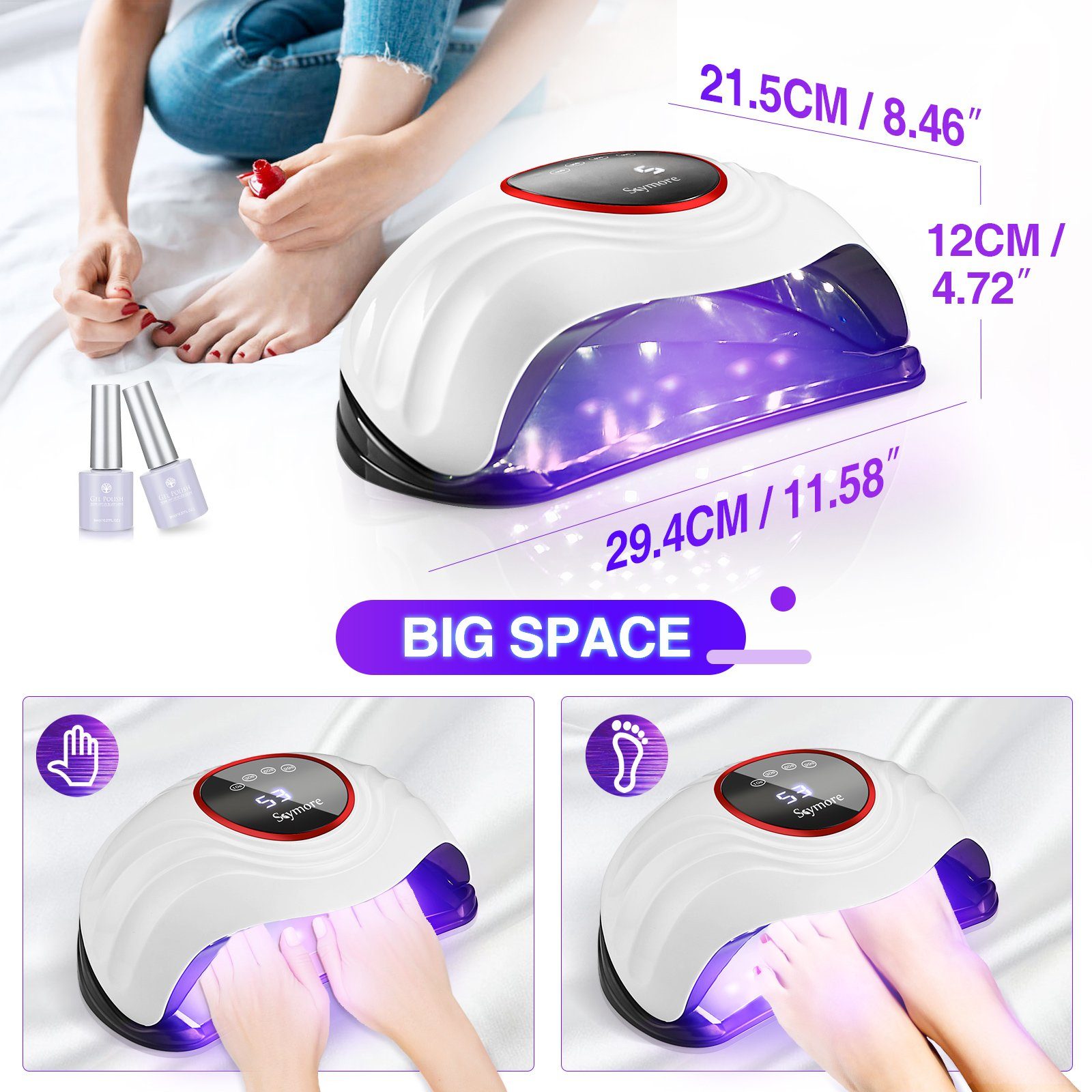 Janolia Gel-Nagellack Nagelstudio-Set 214-Teilig: Professionelles Nageldesign!, 214-tlg., Umfangreiches professionelles Nagelstudio-Set