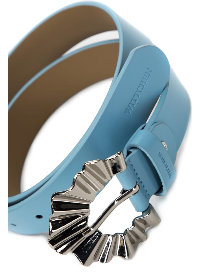Wittchen Leather belt in Blue günstig kaufen