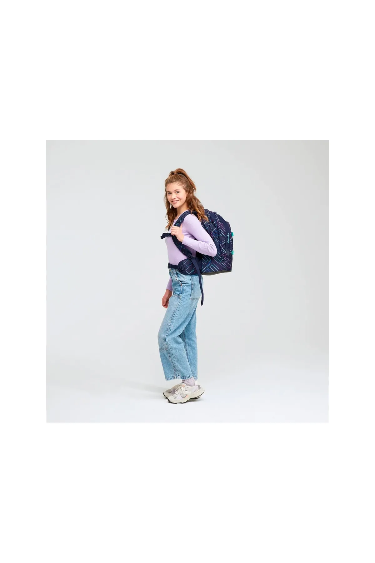 satch  Rucksack - Blau - Unifarben