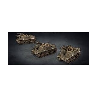M7 Priest Artillery Battery (x3 Plastic)