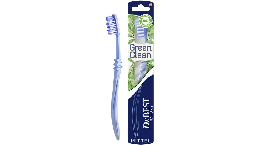 Dr.BEST GreenClean mittel Zahnbürste