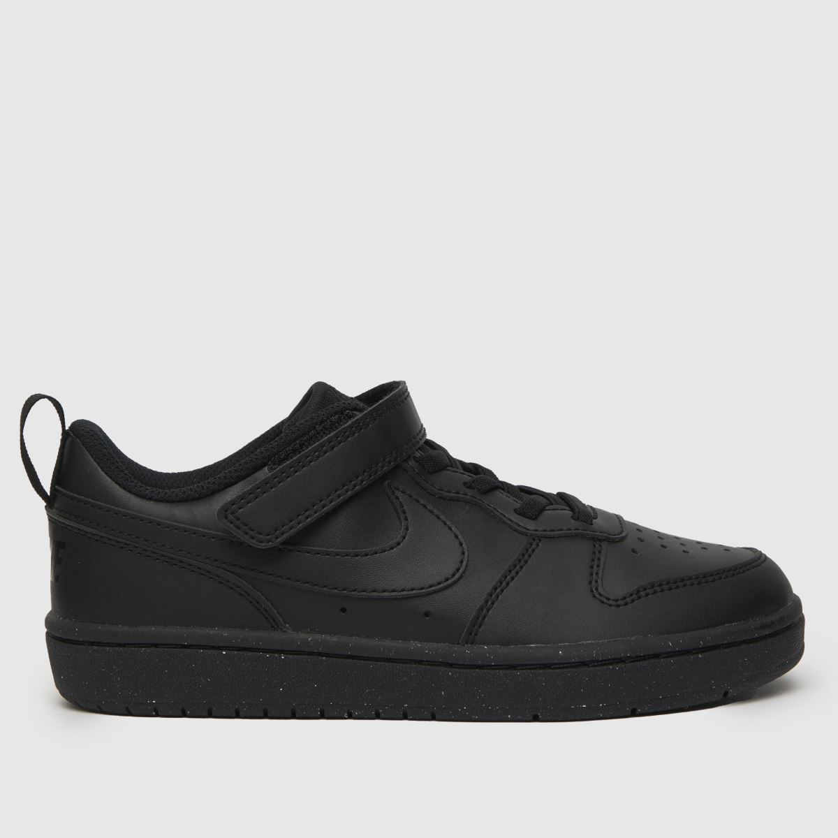 Nike svarta Court Borough låga Recraft juniorsneakers
