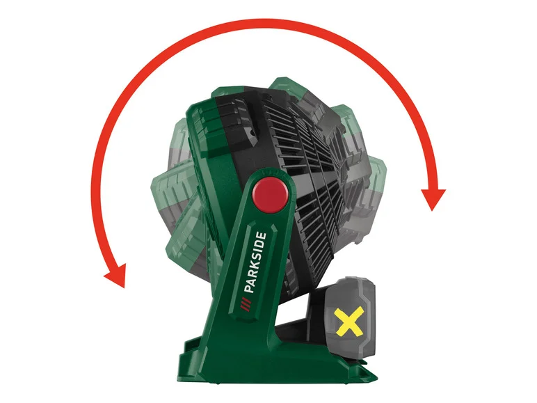 Ventilador sem fio PARKSIDE® 20-Li B1 PVA, 20V