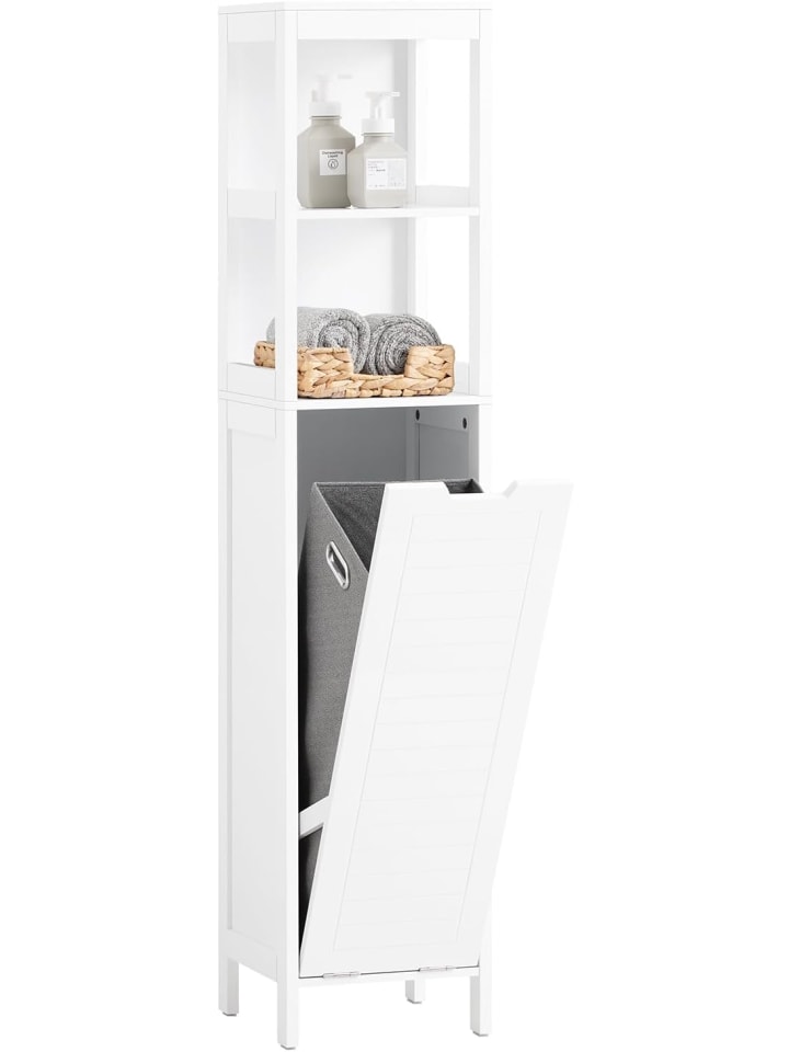 SoBuy Hochschrank in Weiß - (B)30 x (H)145 x (T)30cm günstig kaufen onesize