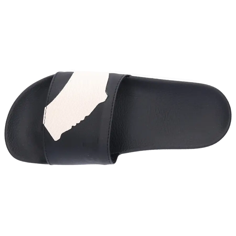 Y-3 - Badeschuhe ADILETTE AOP Kalbsleder - schwarz
