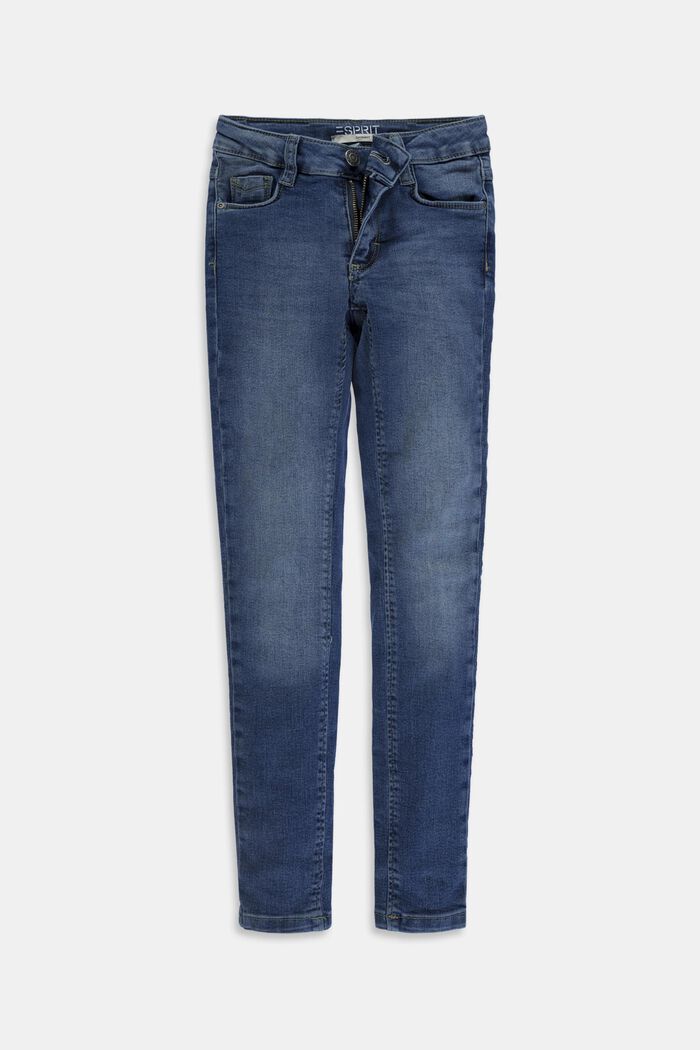 Stretch-Jeans mit Weitenservice und Verstellbund