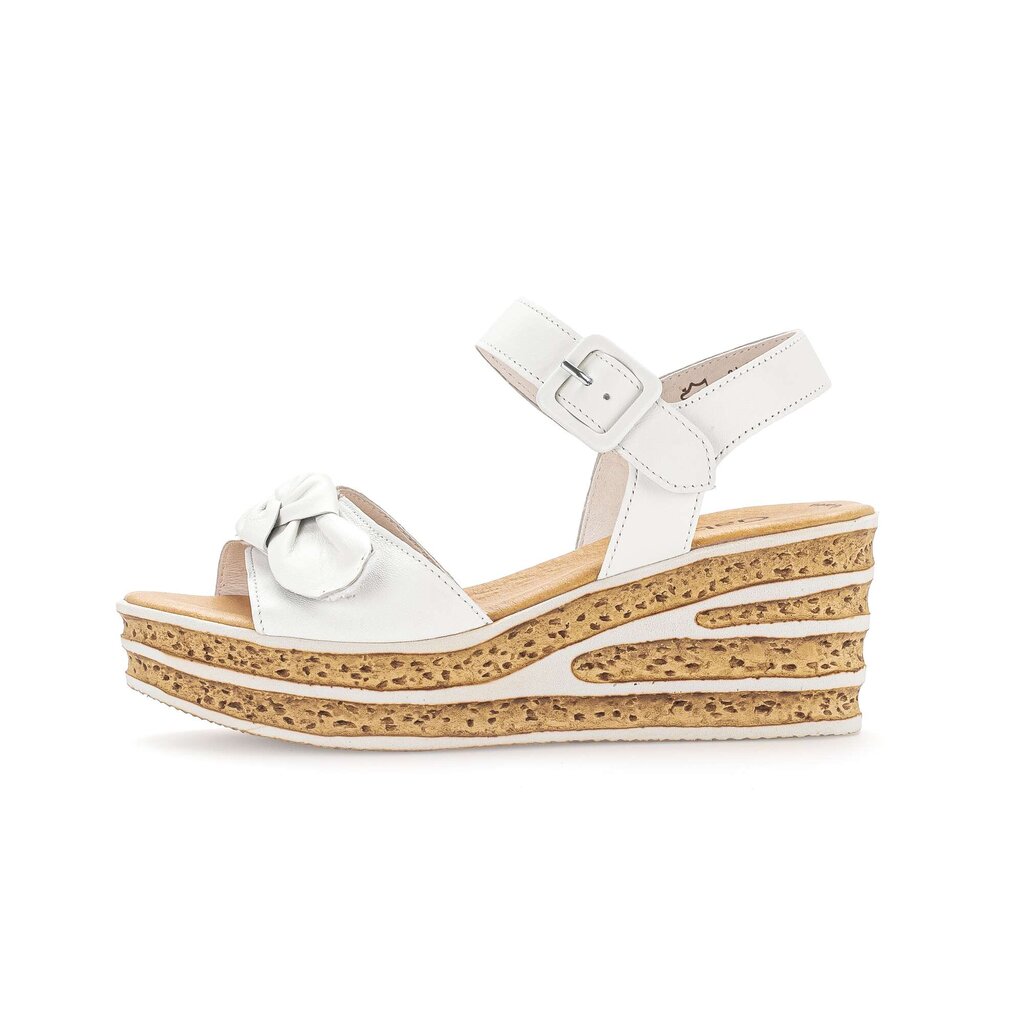 Gabor fashion Keilsandalette weiß