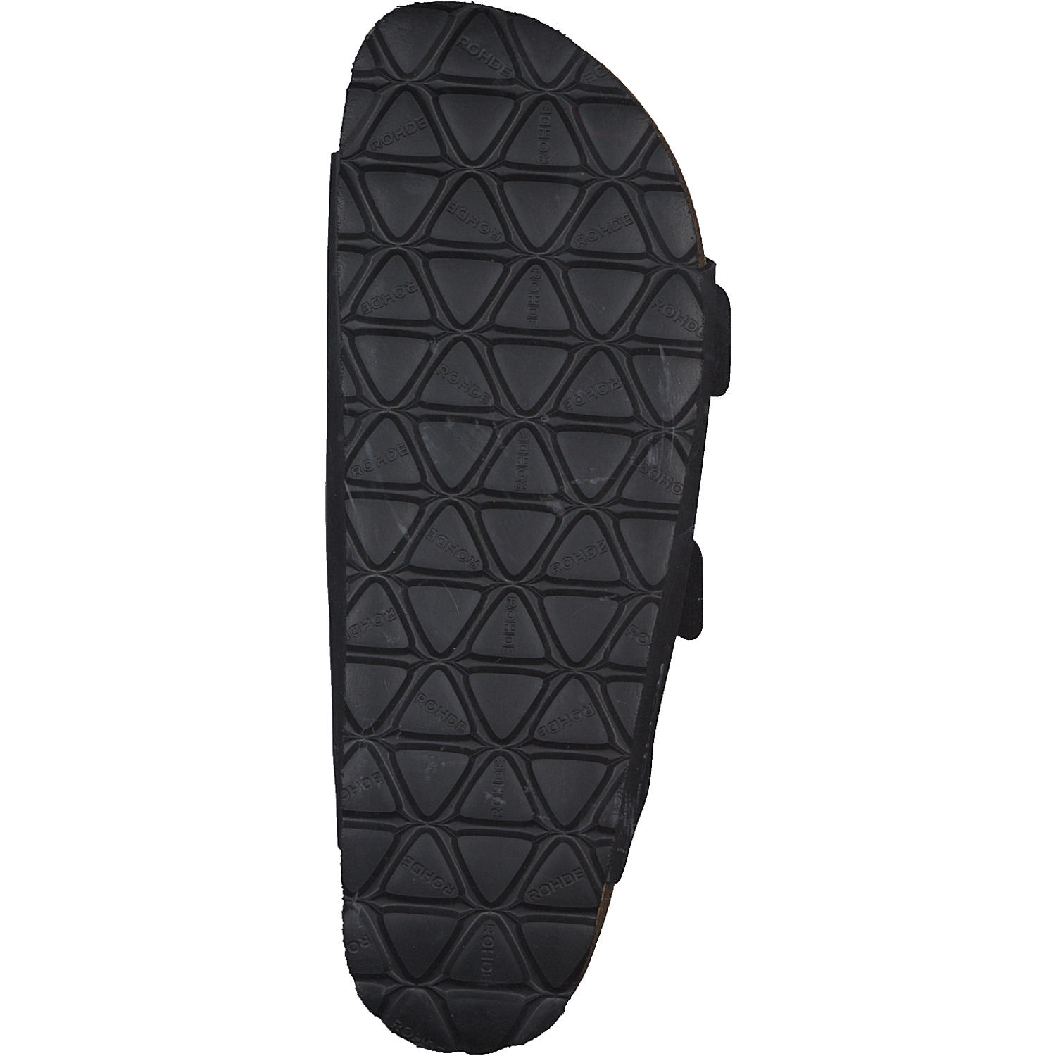 Rohde 5920, Pantoletten, Herren, Schwarz (Black/Grey)