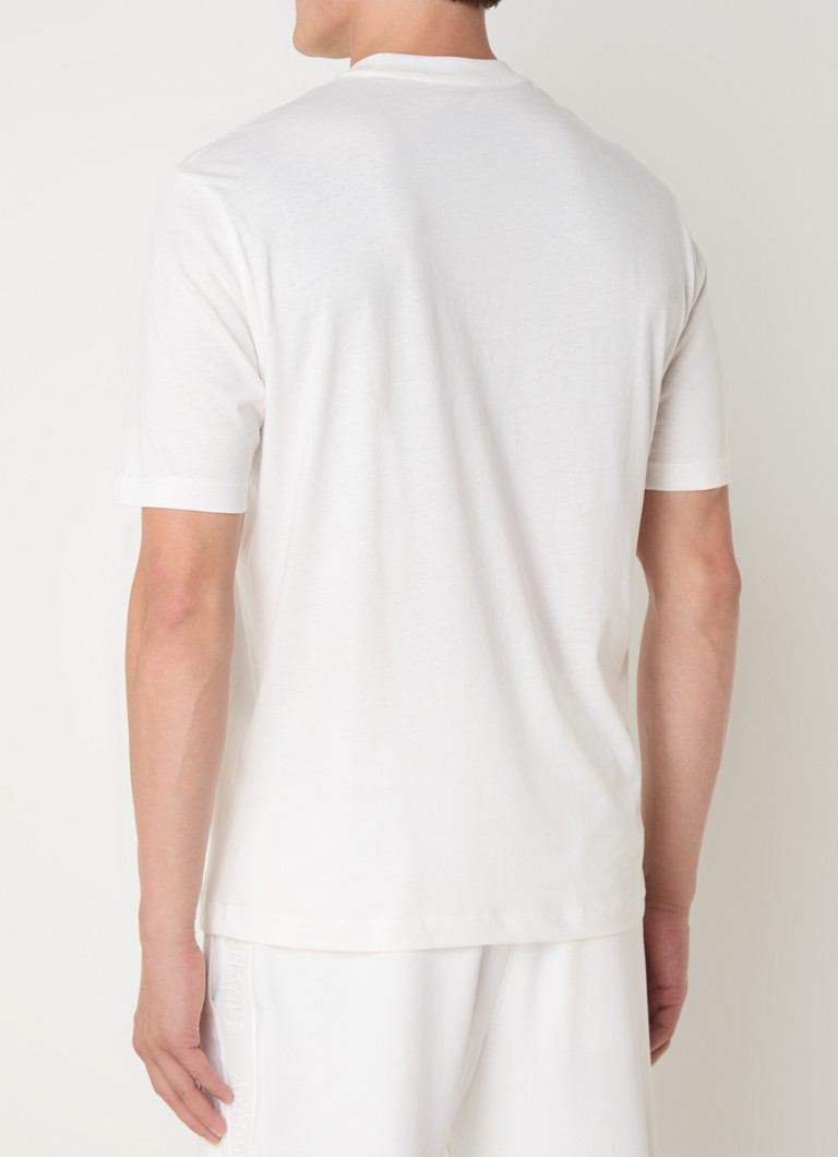 Tricou Armani Exchange cu logo brodat