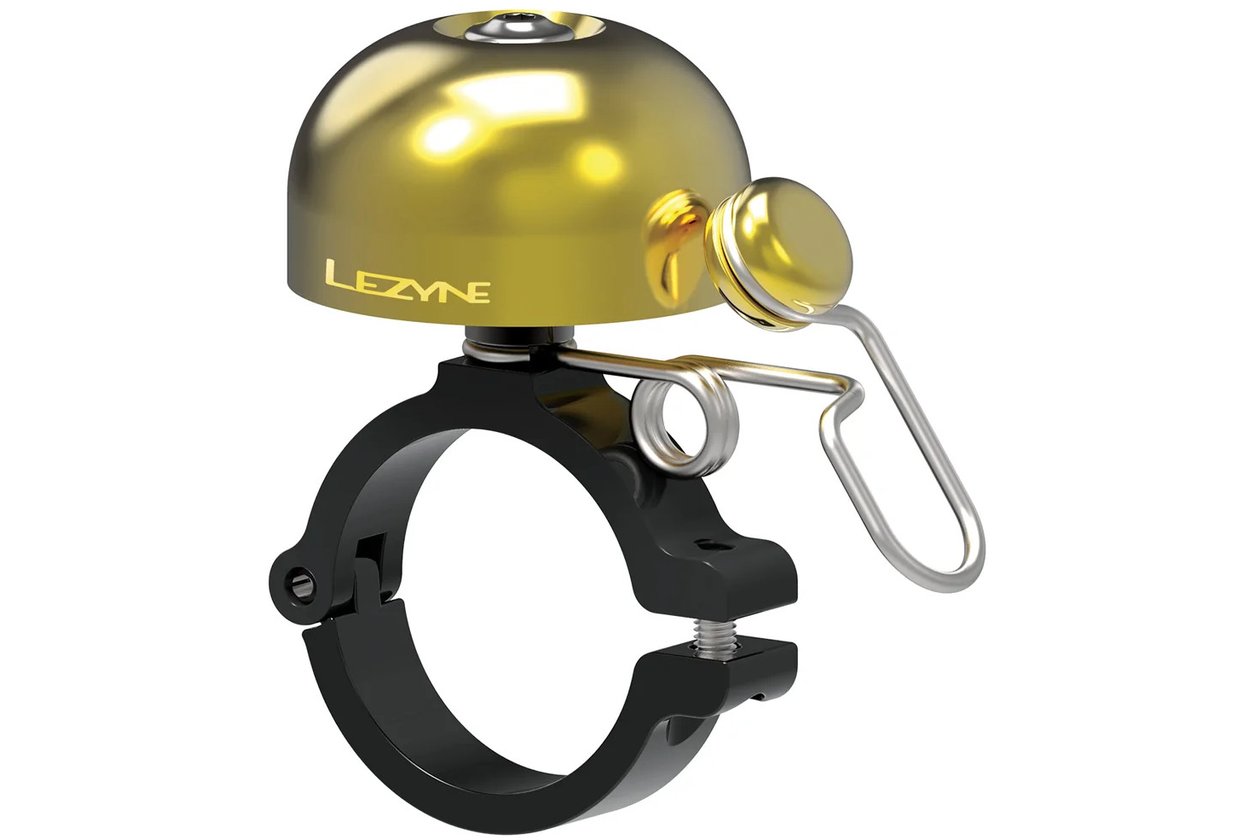 Lezyne Fahrradklingel Classic Brass mit Schelle