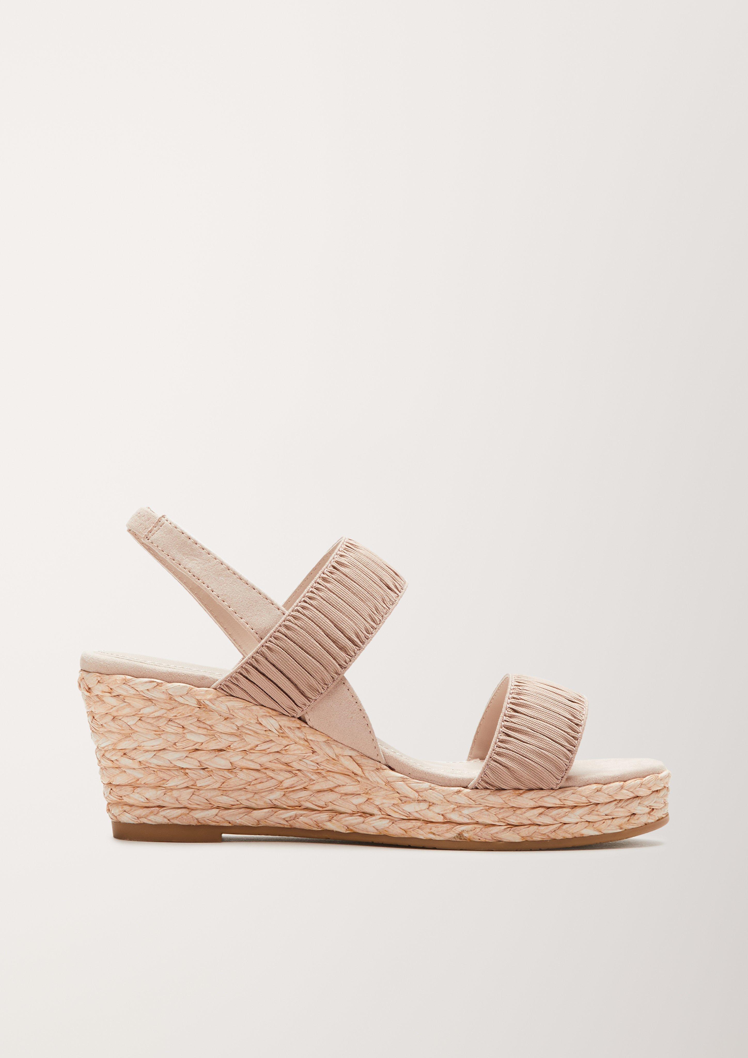 Wedges mit Raffung  6005723-544