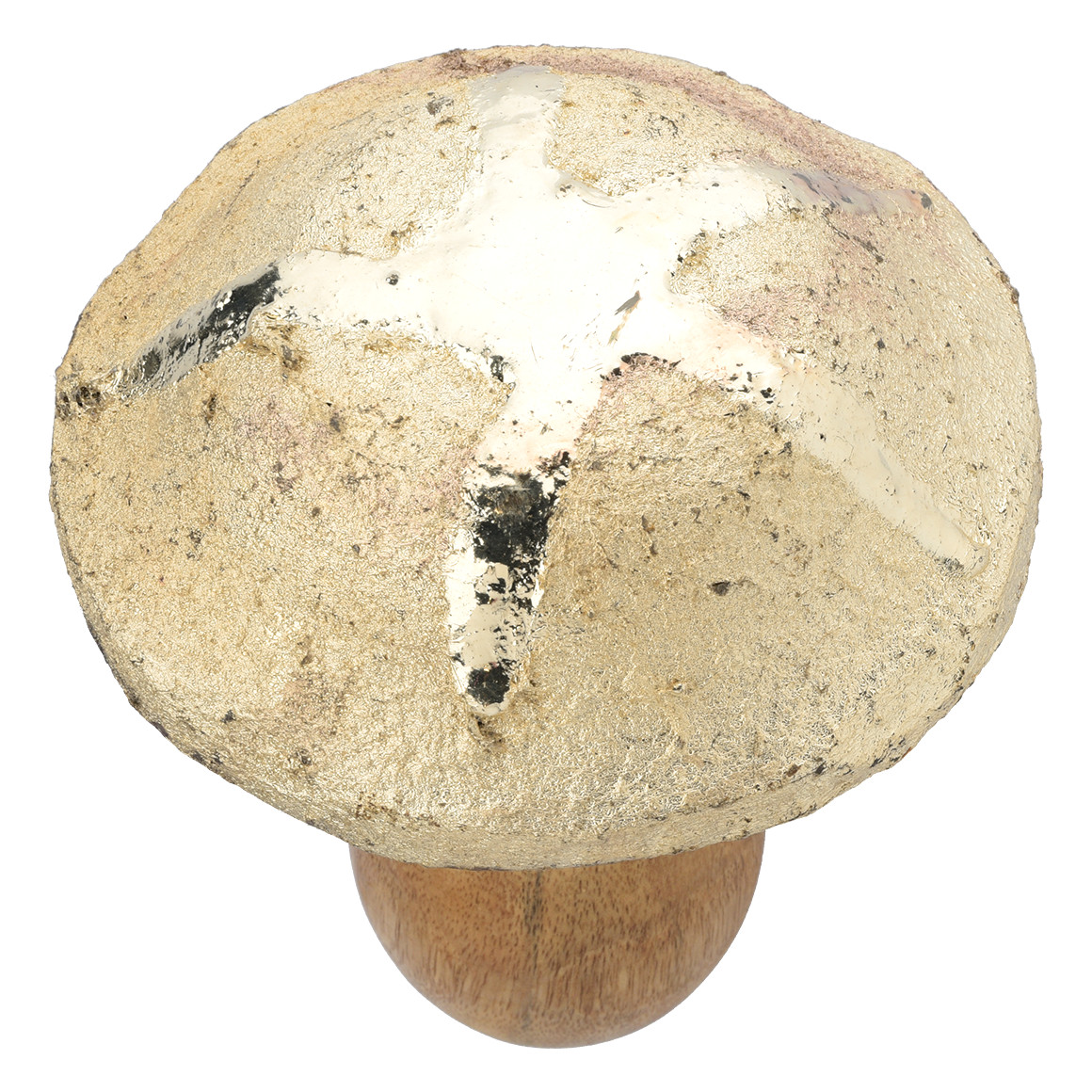 Deko-Figur Pilz aus Holz