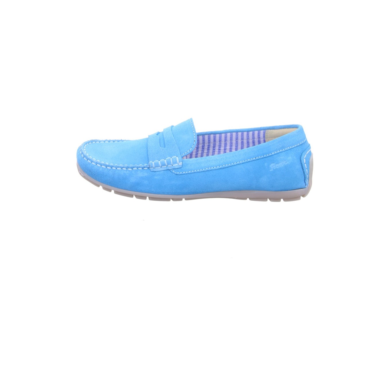 SIOUX Klassische Slipper blau Carmona
