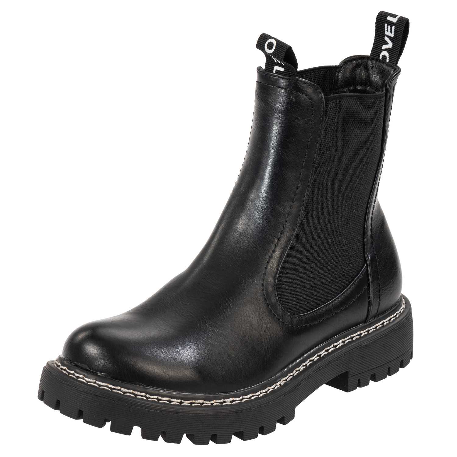Palado Dedej, Chelsea Boots, Damen, Schwarz