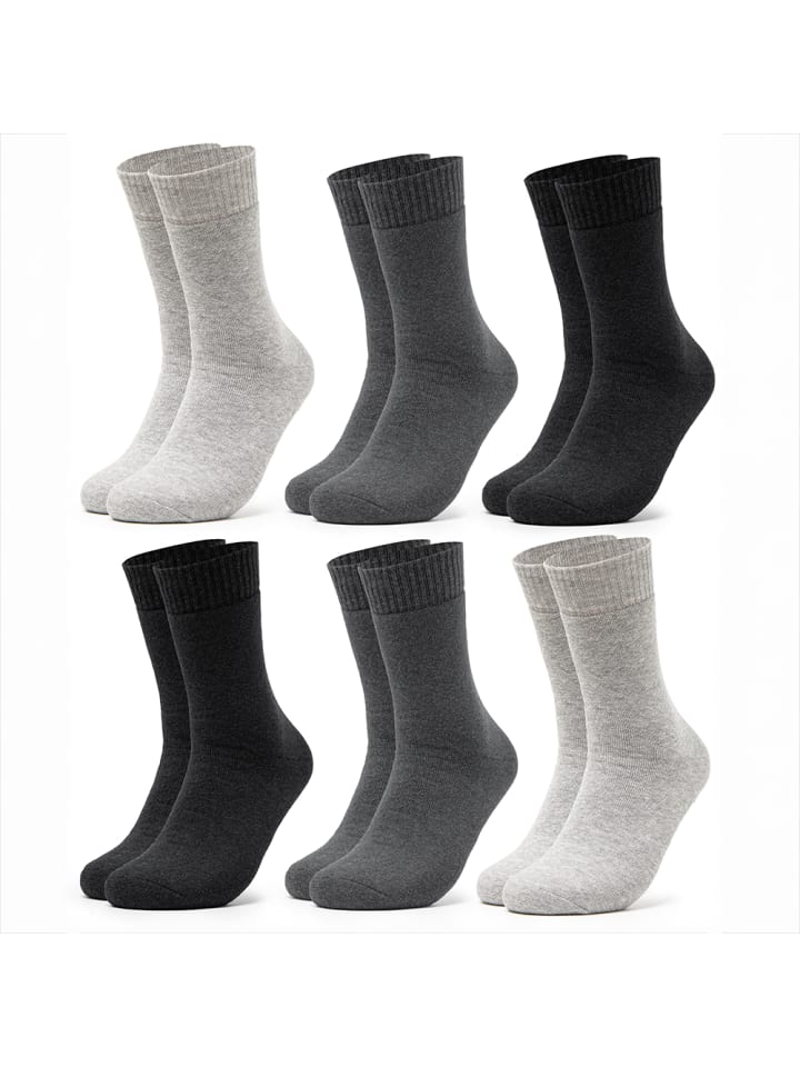 Occulto 6er Pack Thermosocken Bille in Grau-Mix günstig kaufen