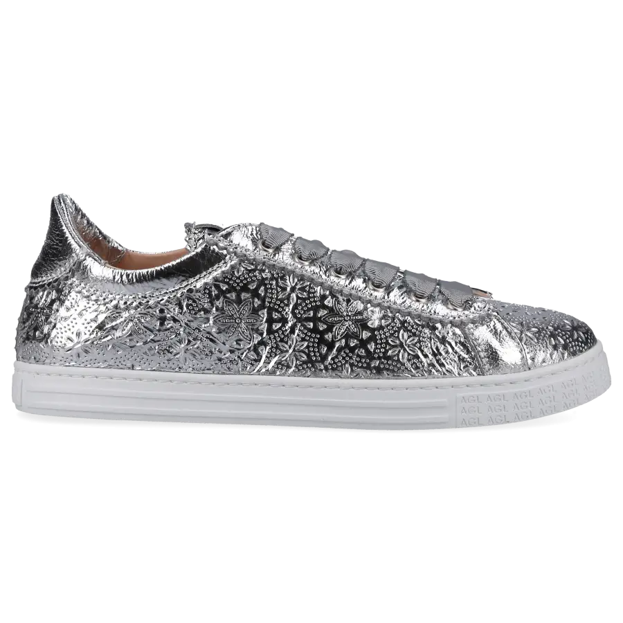 AGL Attilio Giusti Leombruni - Sneaker low D936085 Kalbsleder - silber