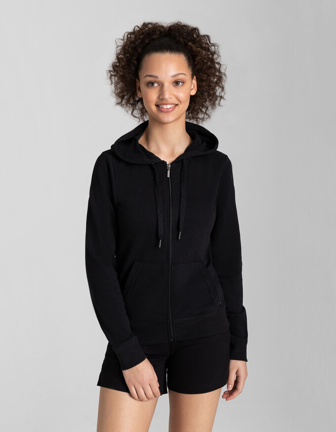 Sweatjacke - einfarbig