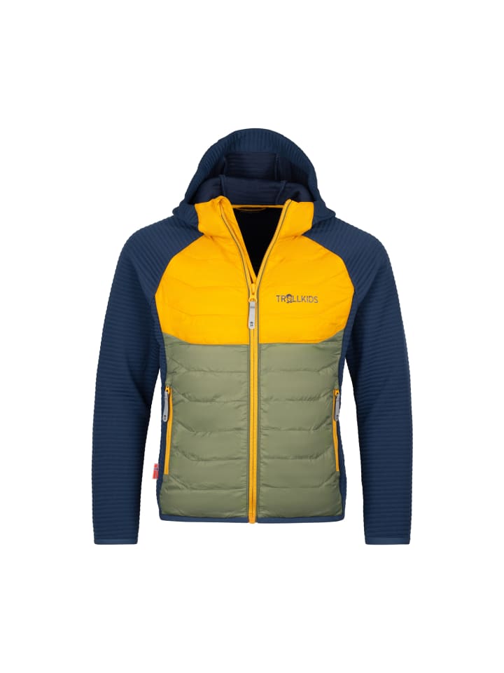 Trollkids Hybridjacke Sirdal in mystic blue/yellow günstig kaufen