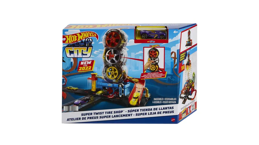 Hot Wheels City Super Tire Shop