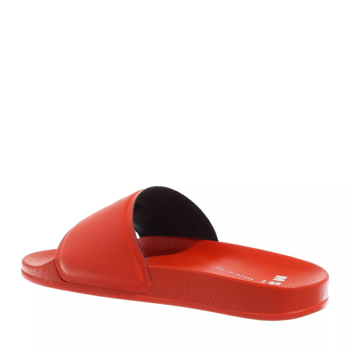 MSGM Pantoletten rot Slide