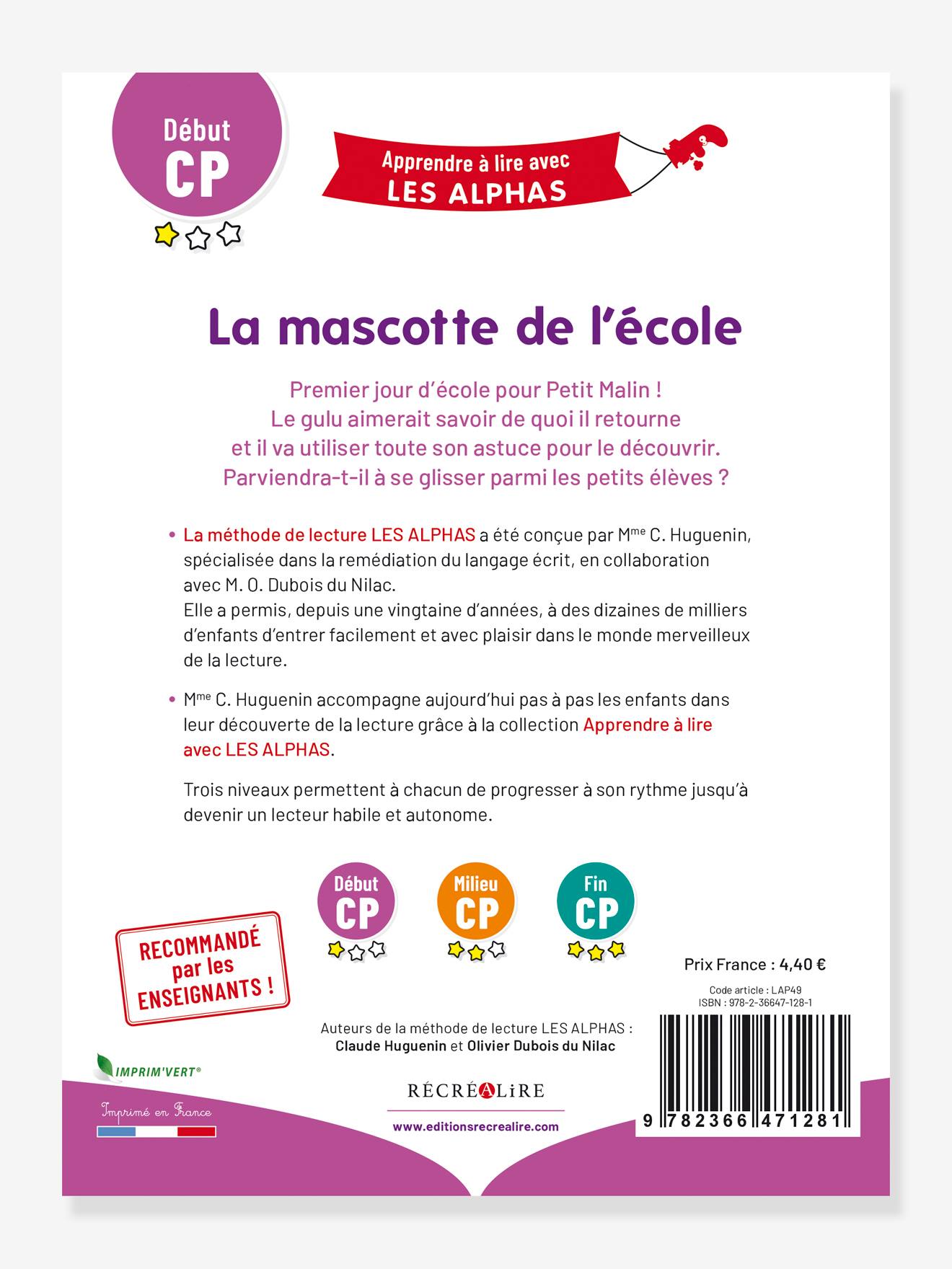 Apprendre à lire avec les Alphas
