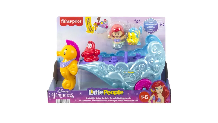 Prinzessin Arielles aufleuchtende Meereskutsche von Little People