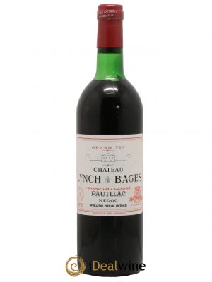 Château Lynch Bages 5ème Grand Cru Classé  1975 - Lot de 1 Bouteille