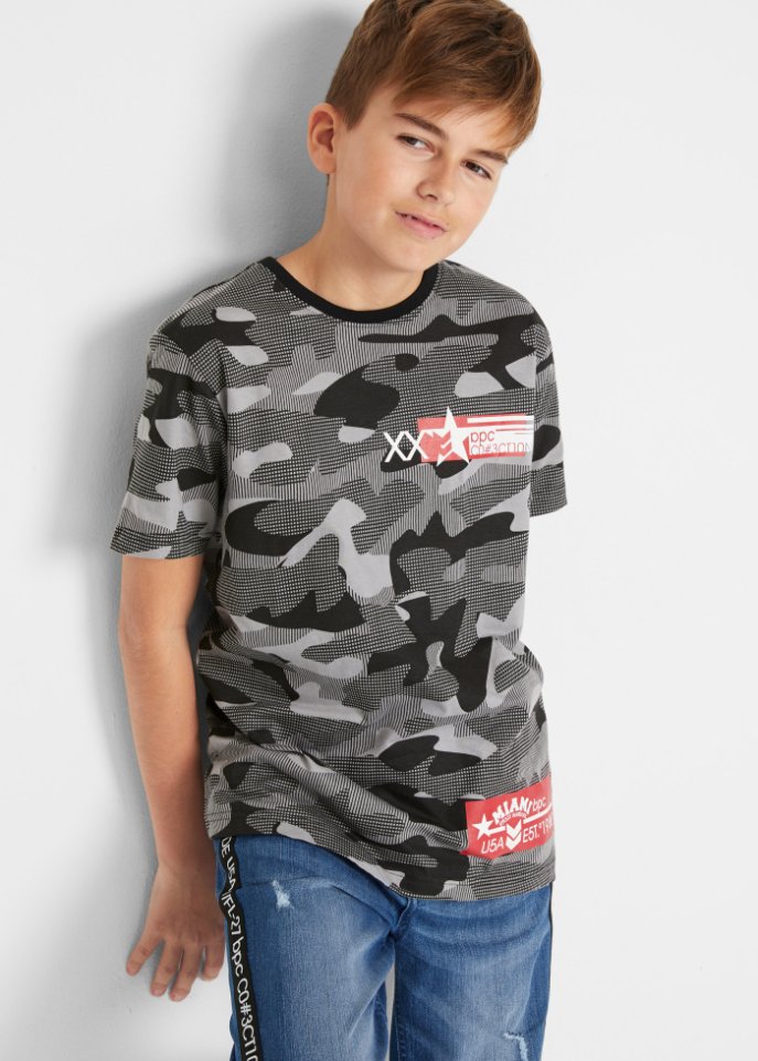 Jungen T- Shirt aus Bio-Baumwolle (2er Pack)