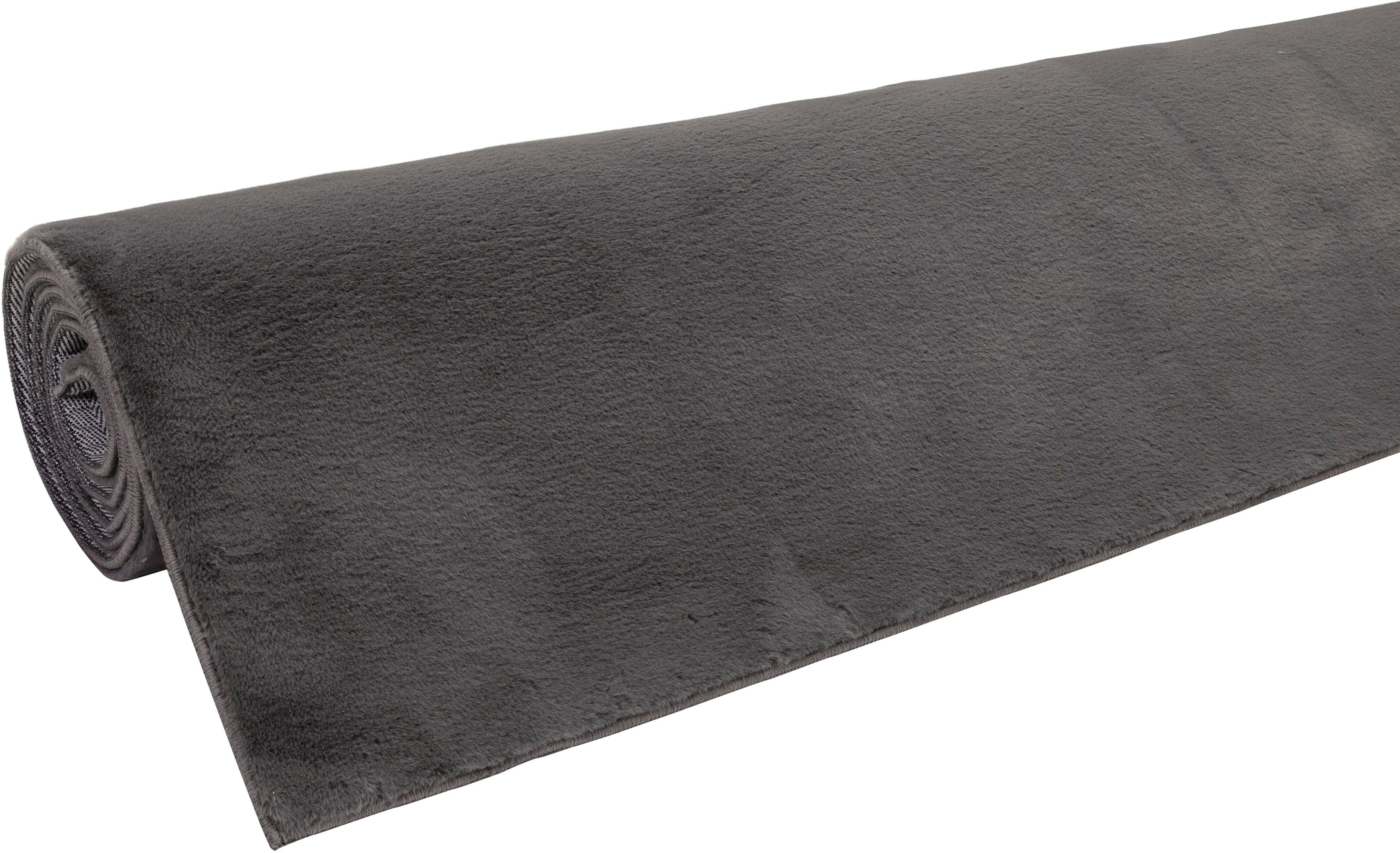 Fellteppich Balu, Nachhaltiger Kunstfell Teppich, Modern, Langflor, Leonique, rechteckig, Höhe: 20 mm, Kaninchenfell-Haptik, kuschelig, weich, Wohnzimmer, Schlafzimmer